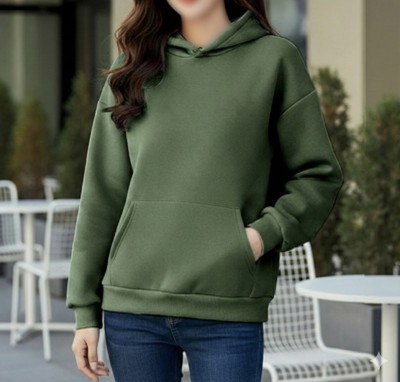 SnowSoft Ladies Hoodie (Olive)